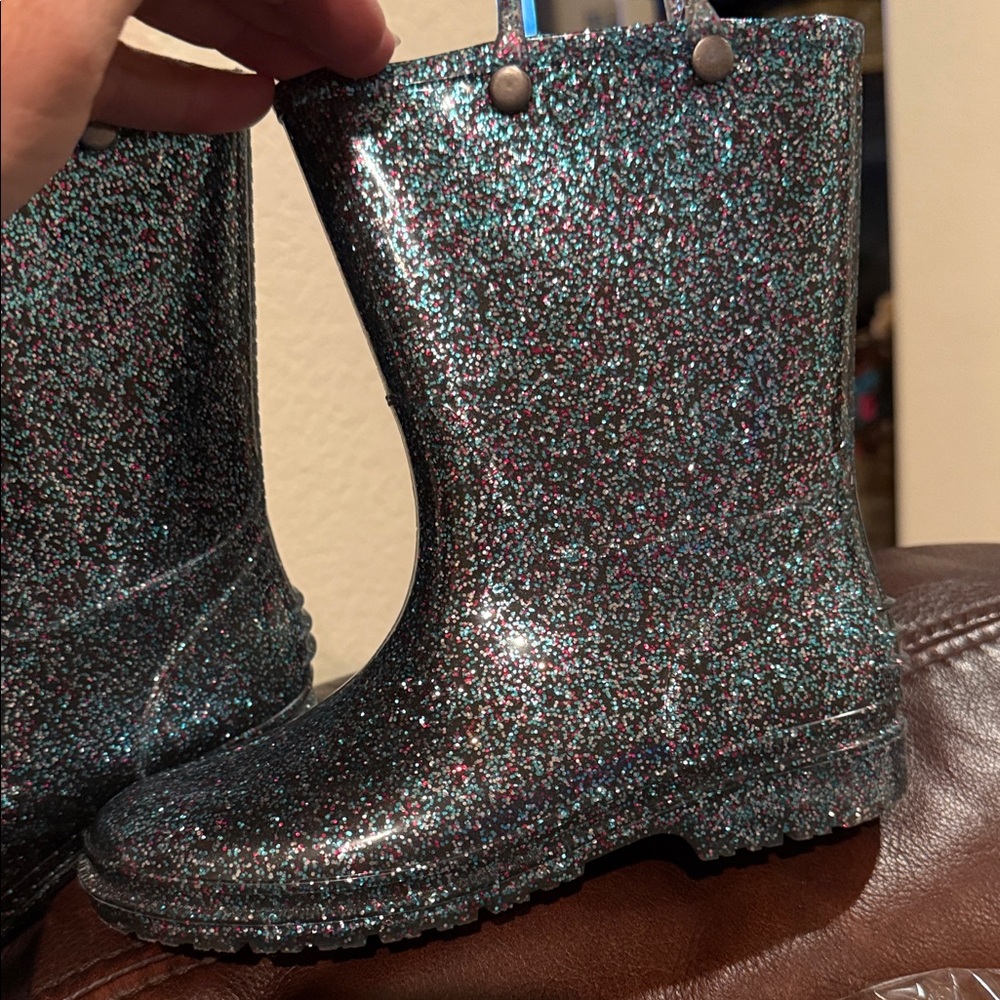 Western Chief Glittery Multicolor Rain Boots - Picture 2 of 4